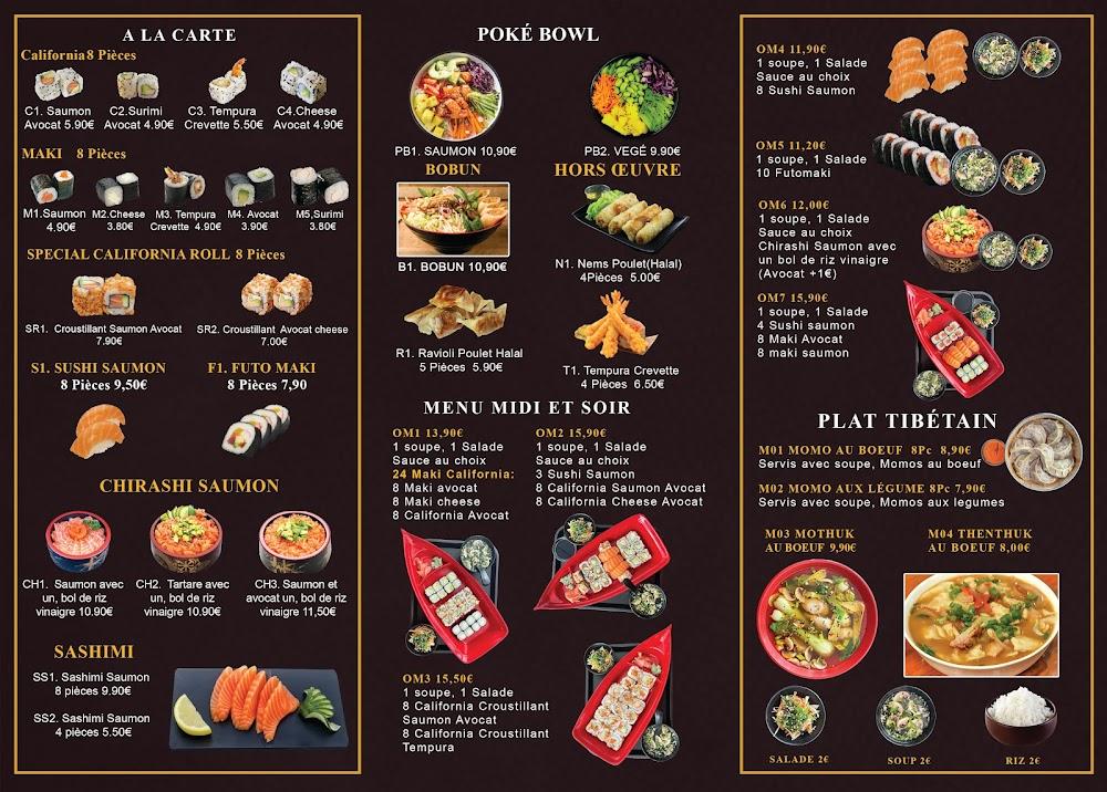 Tibétain Om Traiteur & Bubble Tea - Menu Image 1